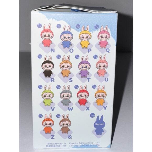 100% AUTHENTIC! Mini Labubu "O" BLUE LETTER Pin For Love PENDANT! POP MART! - Picture 6 of 6